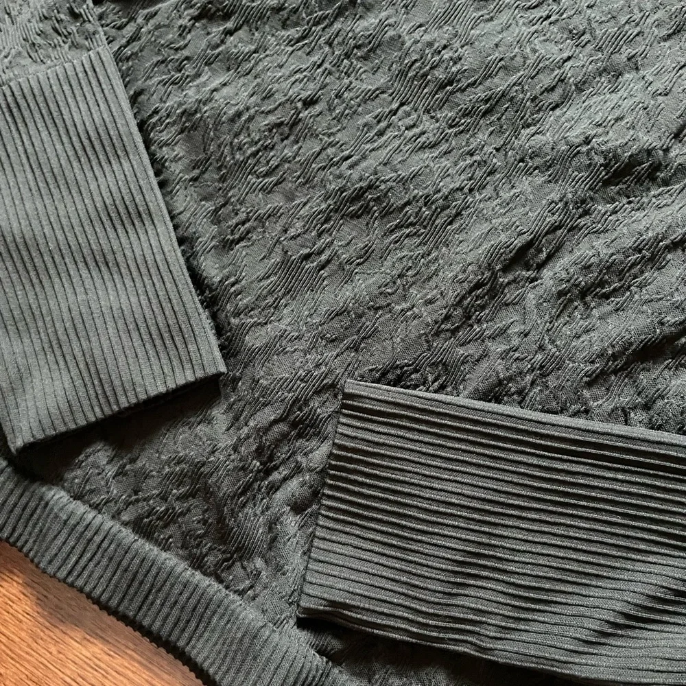 lululemon athletica Black Textured Hoodie